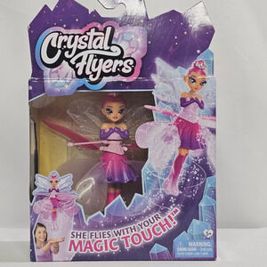 Crystal Flyers Flying Doll with Crystal Wings Rechargeable Interactive Toy NWT